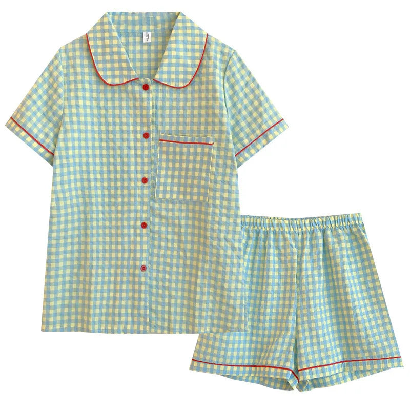Comfy 2-Piece Print Pajama Set Free Size
